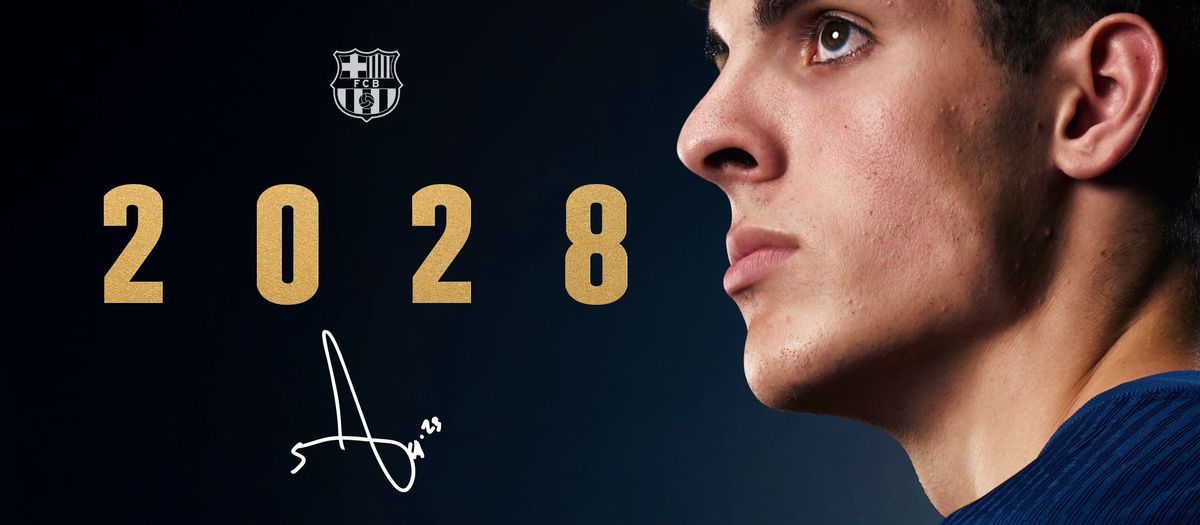 Adrián Sola será azulgrana hasta 2028