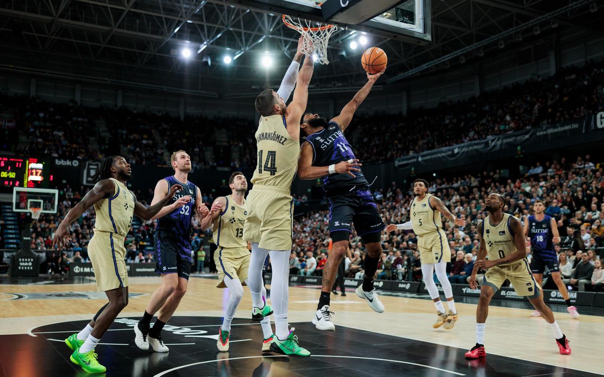 Surne Bilbao Basket - Barça: Asaltan el Bilbao Arena (66-71)