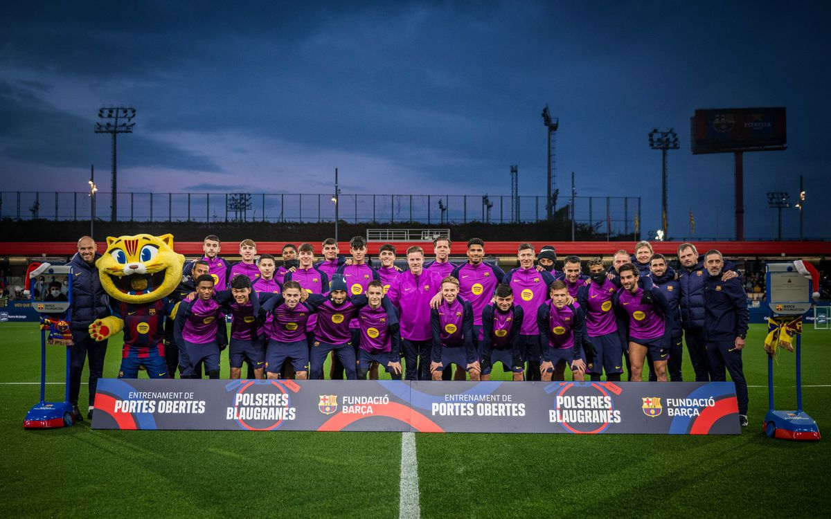 Entrenament de les Polseres Blaugranes