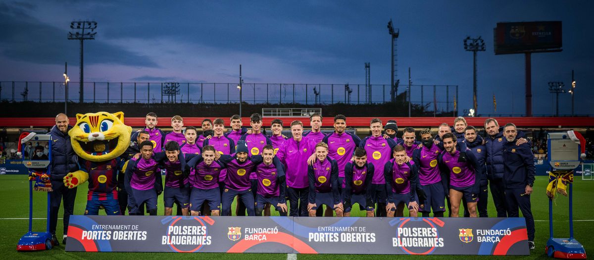 Entrenamiento de las Pulseras Blaugranas