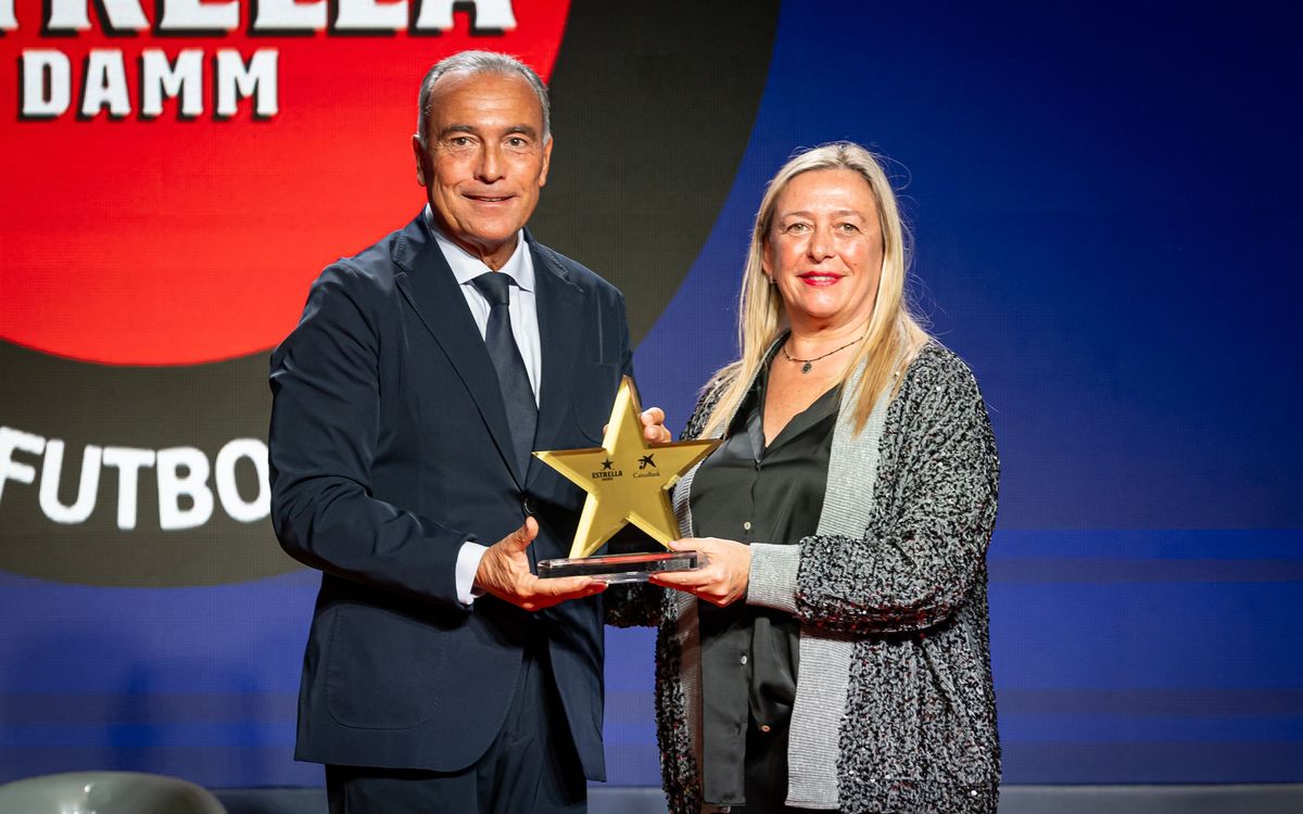 Mucho premio azulgrana en la 'Gala de les Estrelles del Futbol Català'