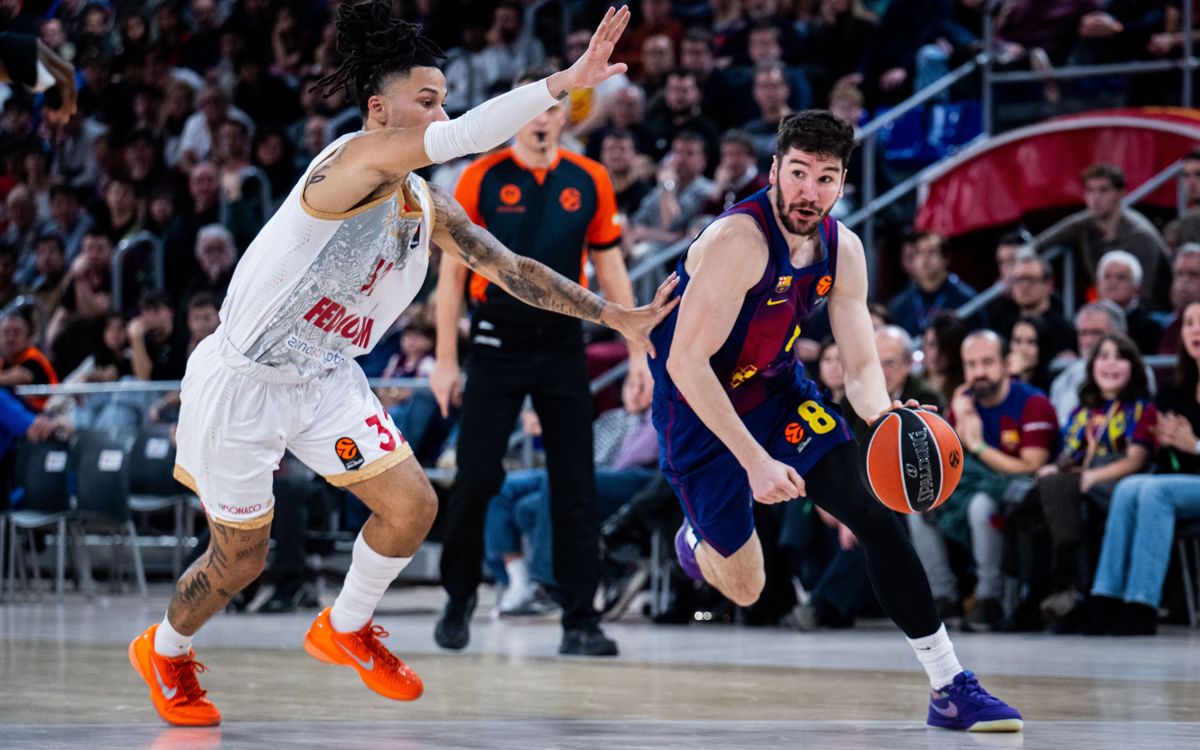 FC Barcelona - AS Mònaco: Final amarg al 2025 (74-90)