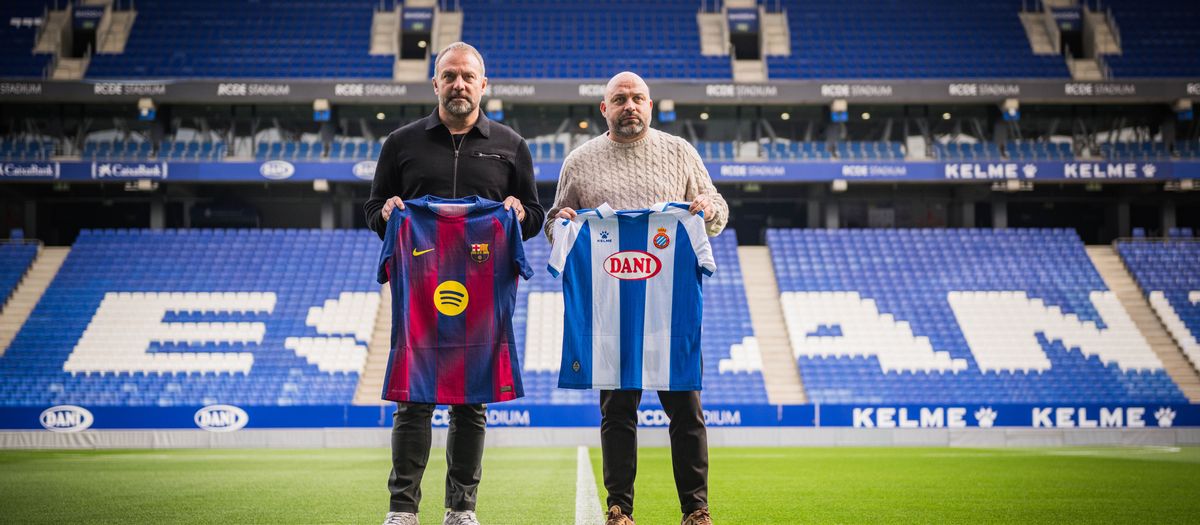 Meeting between Hansi Flick and Manolo González