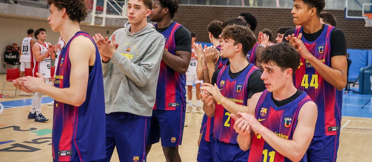 El Barça Atlètic termina la primera fase de la Liga U en primera posición