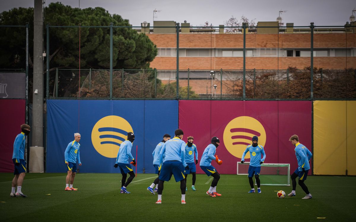 Le groupe du Barça pour la Supercoupe d'Espagne