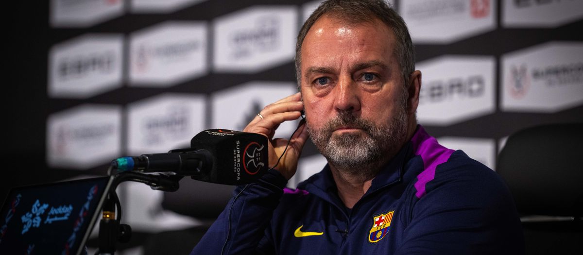 Hansi Flick: “La Supercopa nos dio energía el año pasado y queremos repetir”