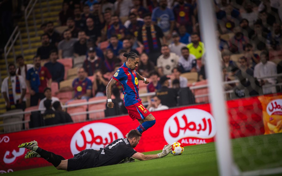 Raphinha ya es miembro del Top 50 de màximos goleadores del FC Barcelona