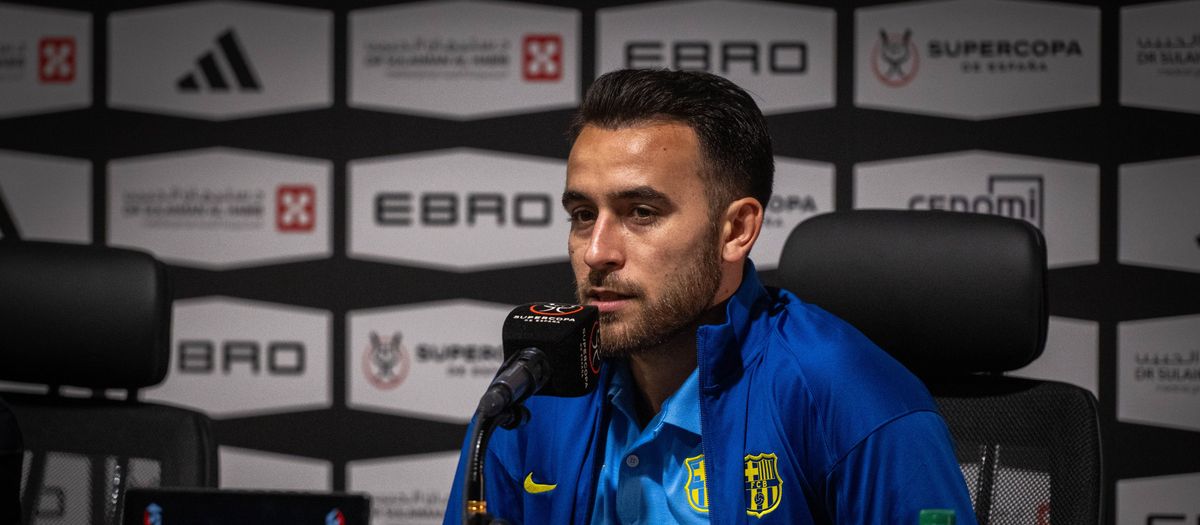 Eric Garcia says Super Cup final comes at 'a good time' for Barça