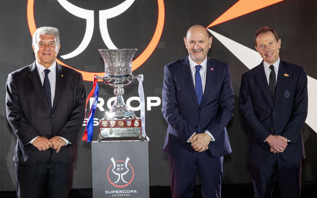 Recepción oficial previa a la final de la Supercopa