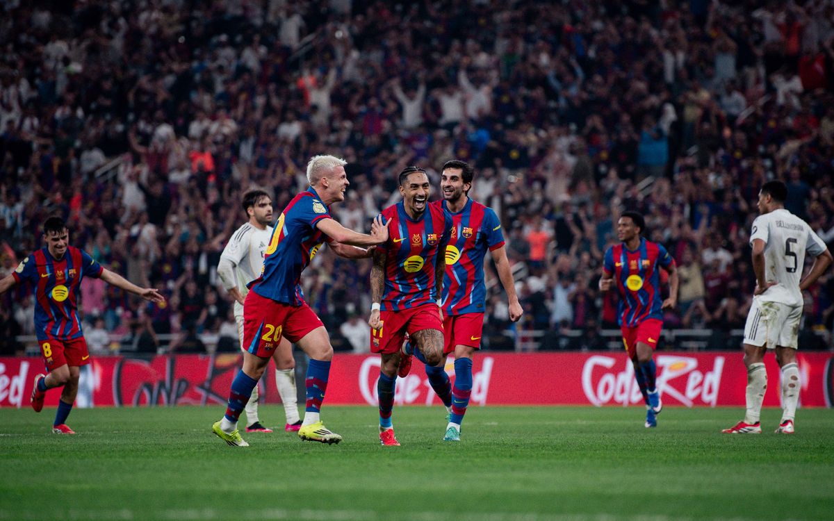 Barça-Madrid: ¡Campeones de la Supercopa! (3-2)