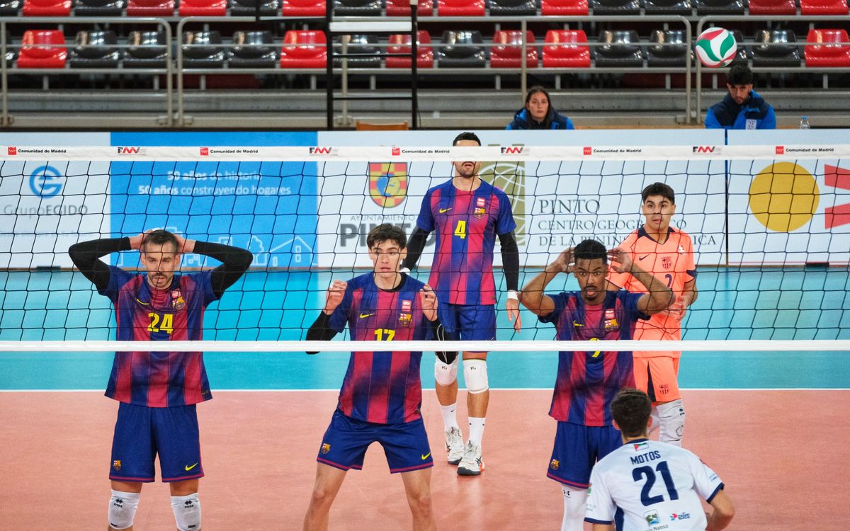 El Barça Voleibol se queda sin fuerzas en una buena participación en la Copa