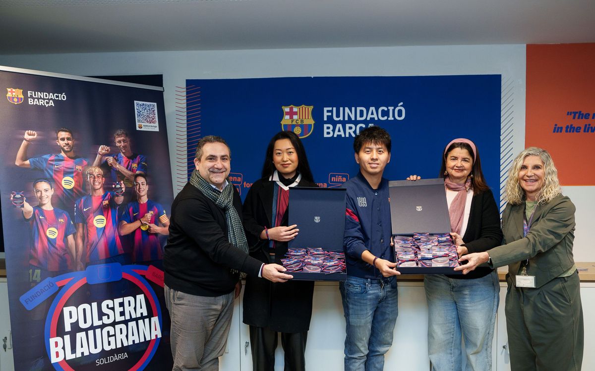 La PB de Shanghai dona suport al programa Polseres Blaugranes