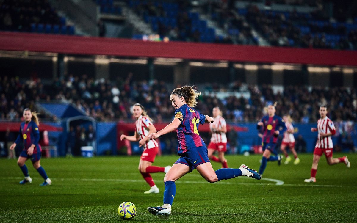 El Barça Femení llega a los 600 goles en el Estadi Johan Cruyff