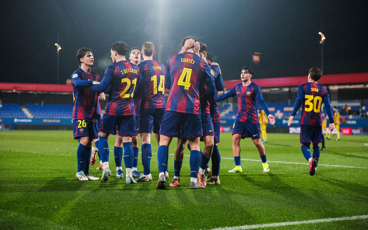 Barça Atlètic-Andratx: Golejada balsàmica (4-0)