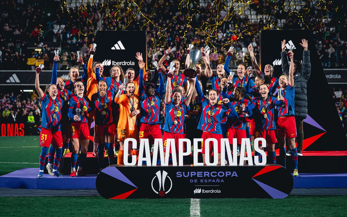 Barça Femení - Reial Madrid: Supercampiones! (2-0)