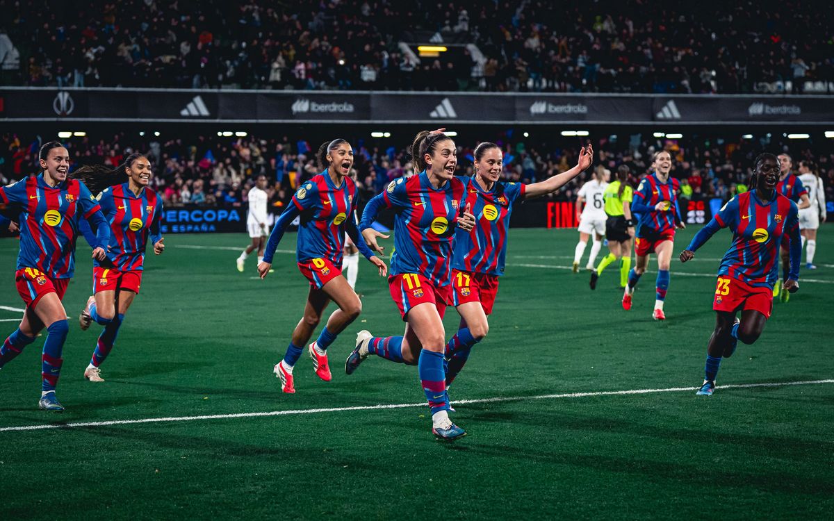 Barça Femenino - Real Madrid: ¡Supercampeonas! (2-0)