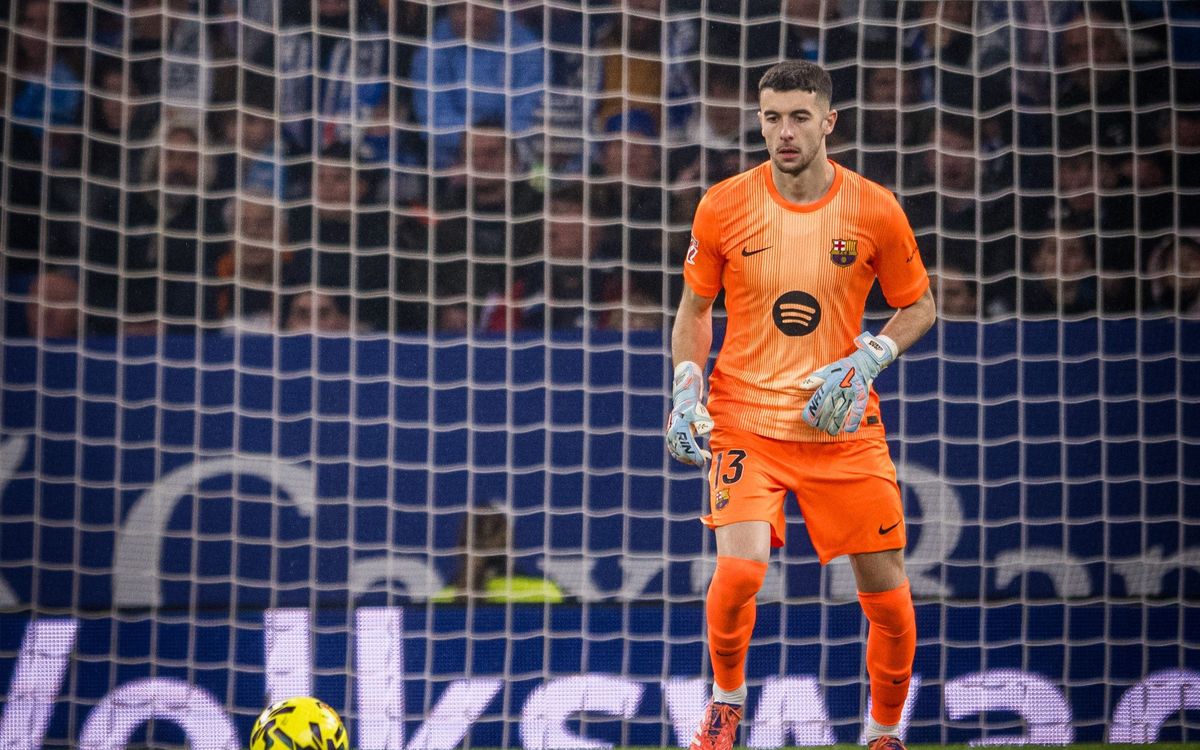 Joan Garcia, autor de la parada del mes de enero de la Liga