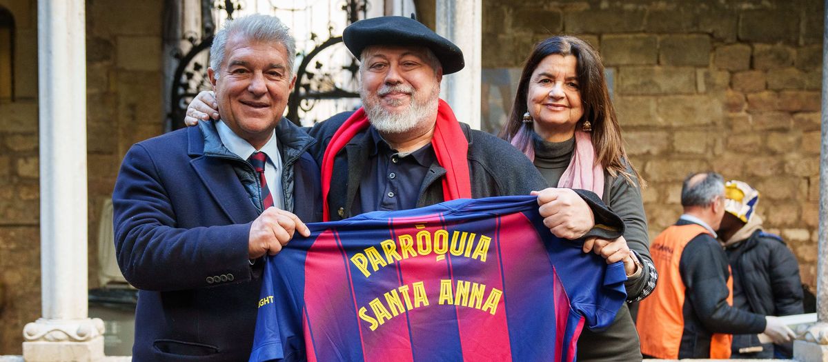 El Barça, comprometido con el comedor social de la parroquia de Santa Anna