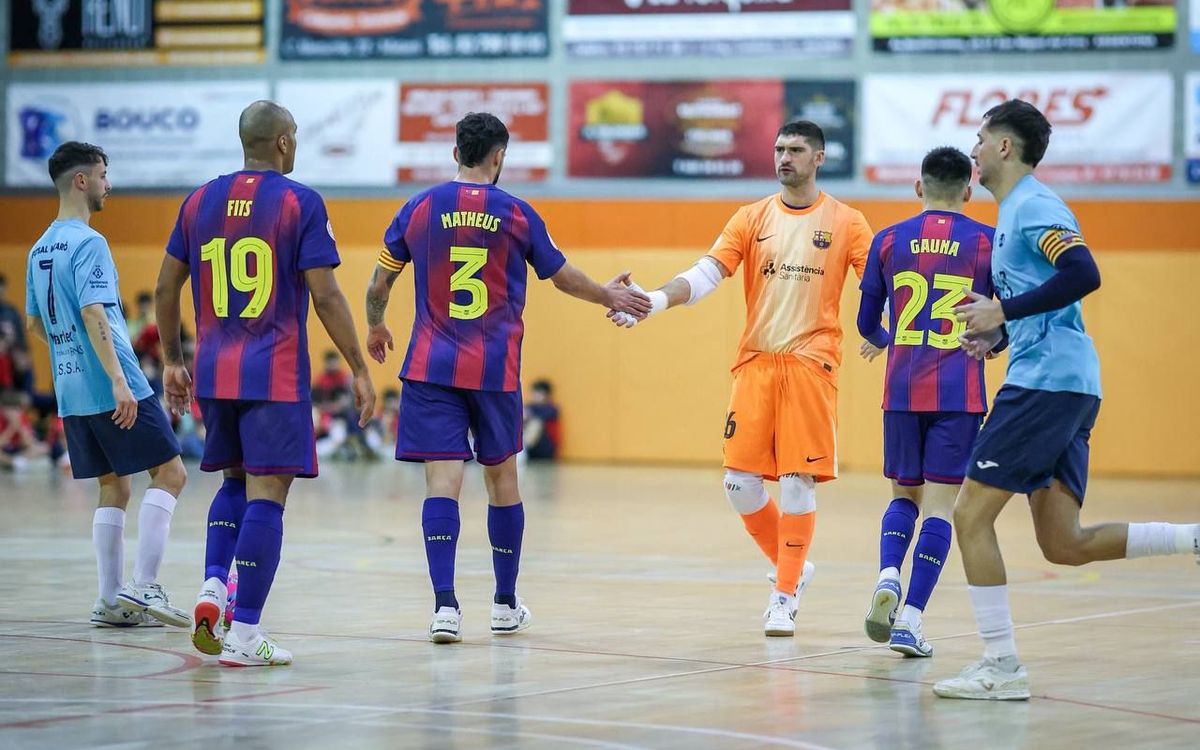CE Futsal Mataró – Barça: Victoria en el amistoso de preparación para el regreso a la competición (1-5)