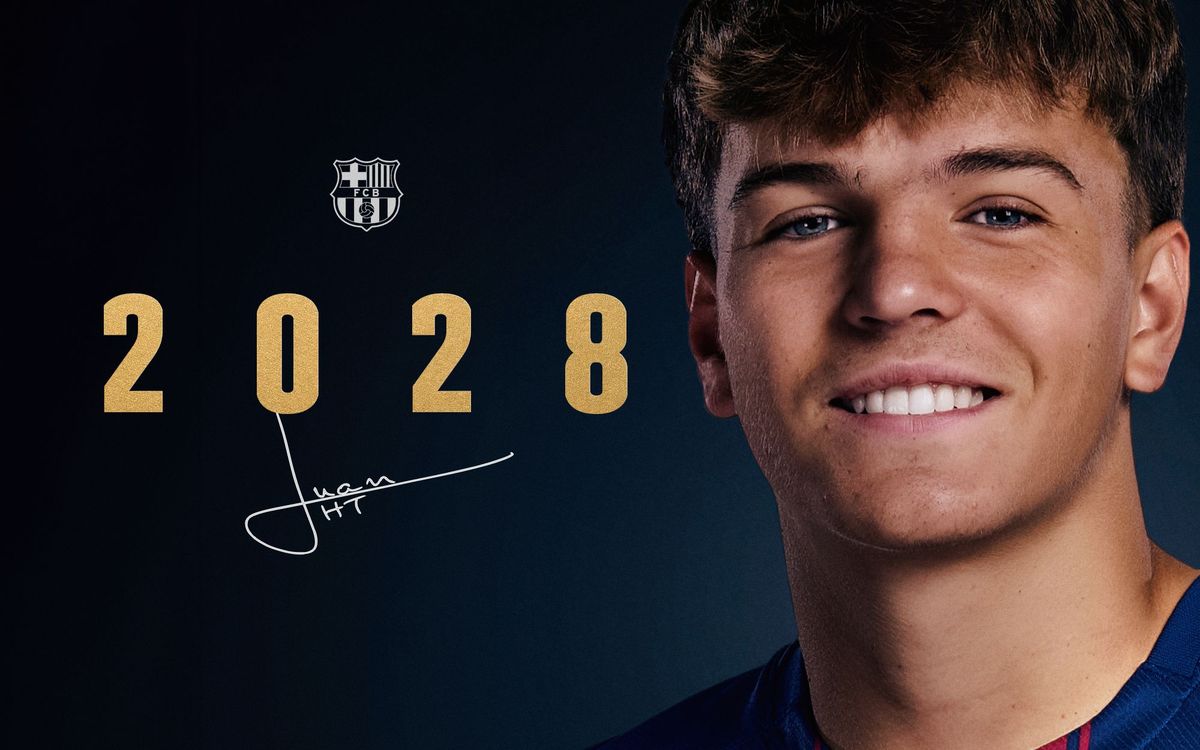 Juan Hernández será blaugrana hasta el 2028