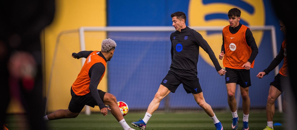 Primer entrenamiento de semana de Copa
