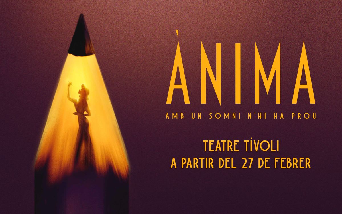 Los socios y socias pueden disfrutar de un descuento para ver Ànima en el Tívoli