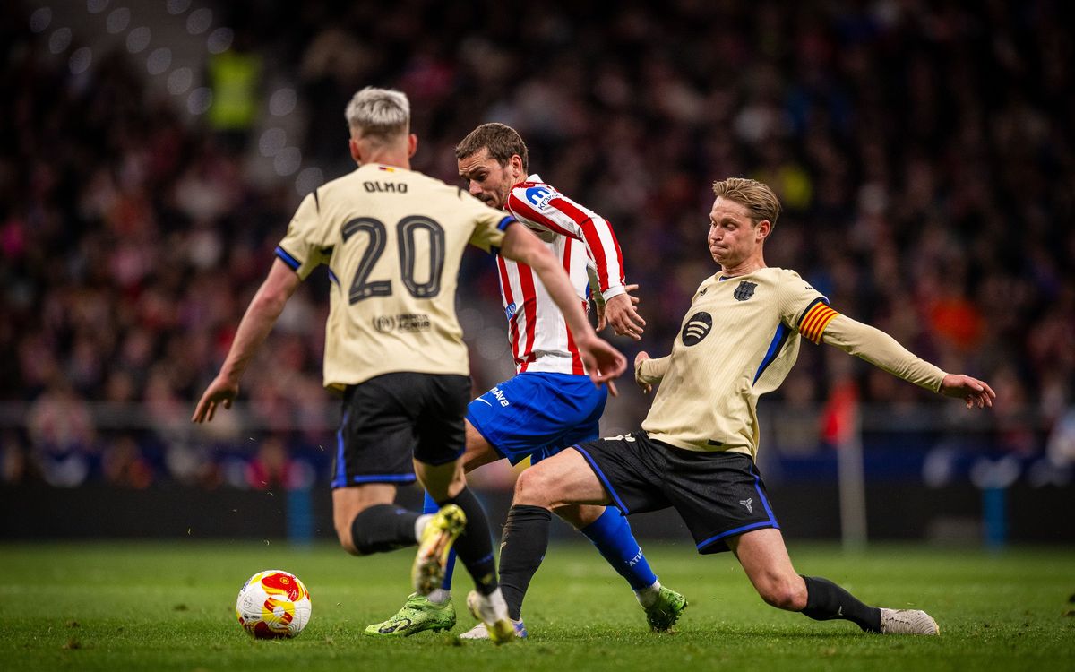 Atlètic de Madrid - FC Barcelona: Nit negra (4-0)