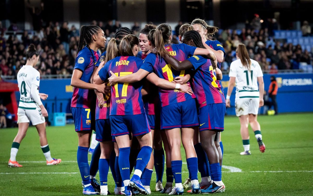 FC Barcelona - Eibar: Festival golejador al Johan (4-0)