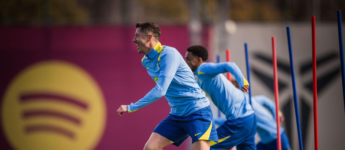 Final session before the match at the Montilivi stadium