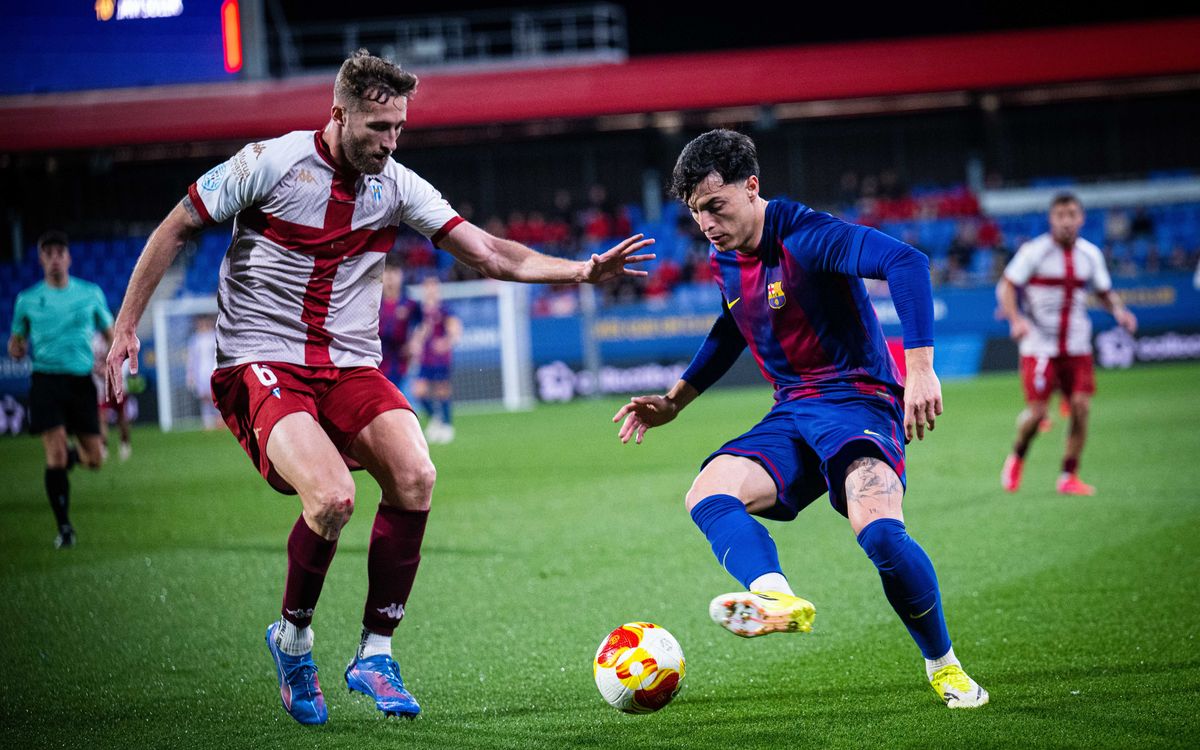 Barça Atlètic - CD Alcoyano: Un punt més (1-1)