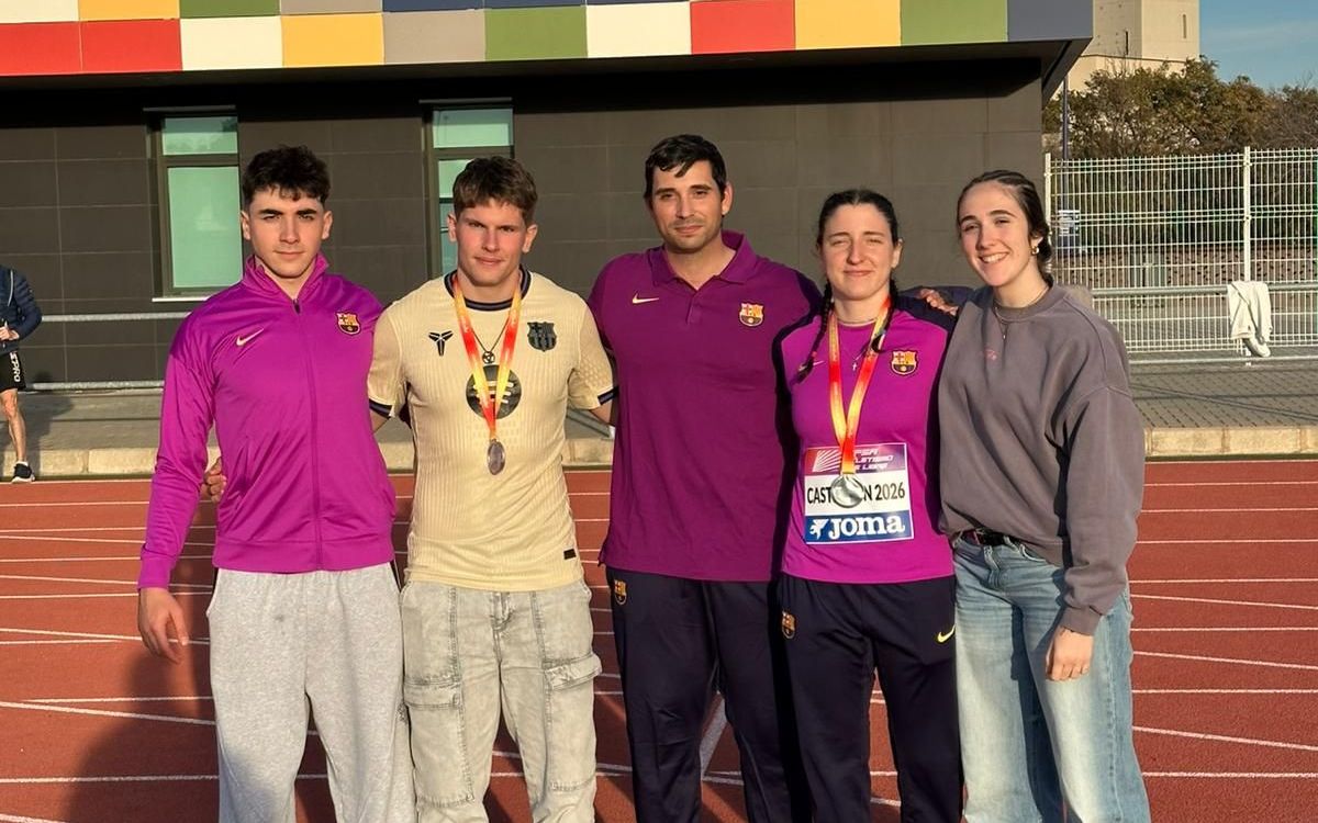 Dos platas sub20 para el Barça en Castellón