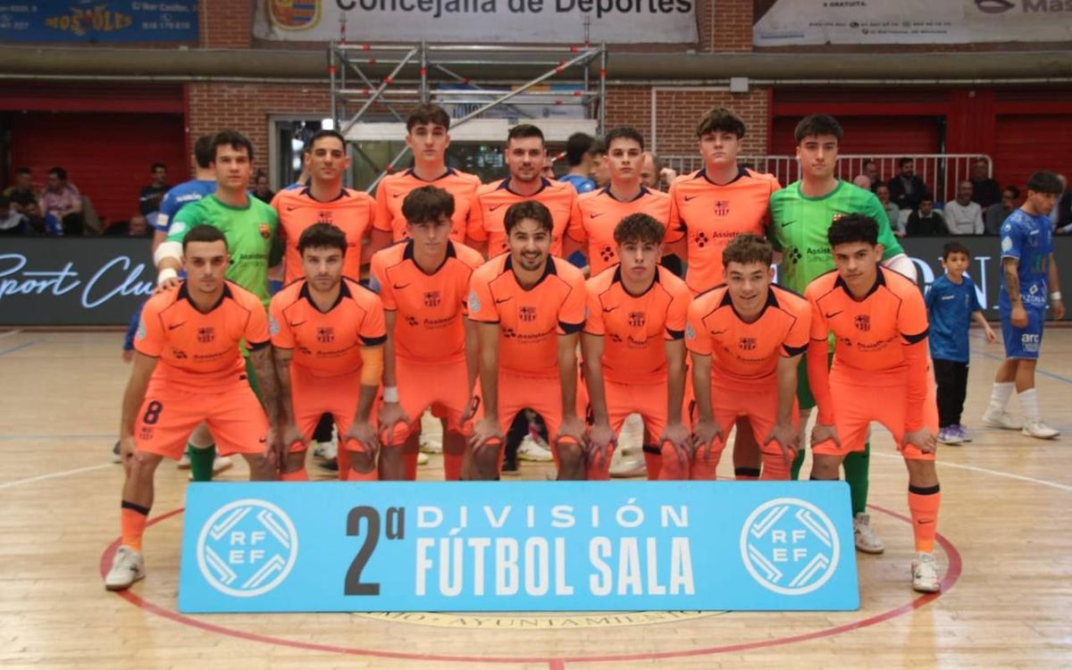 Móstoles – Barça Atlètic: El filial cae en un duelo por entrar en zona de playoff (6-2)