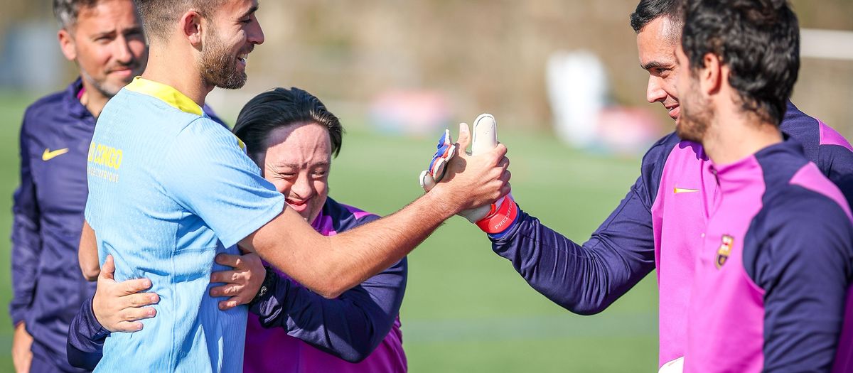 Eric, nou ambaixador del Fundació Barça Genuine