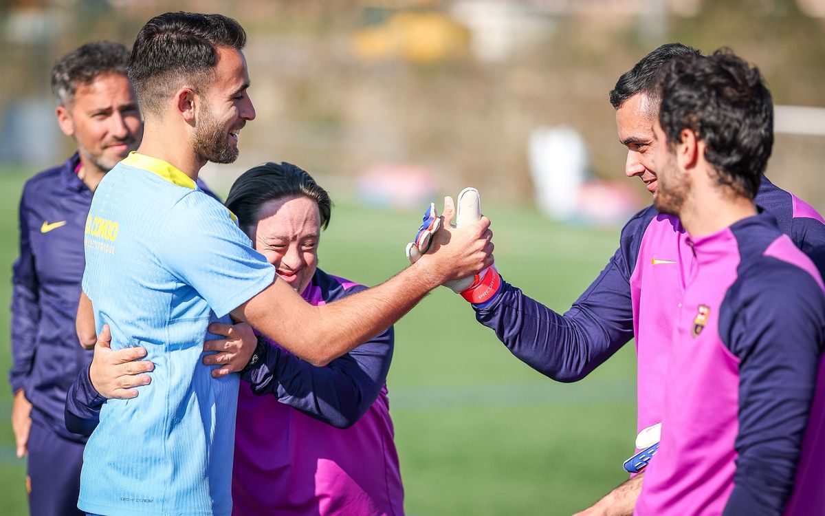 Eric, nou ambaixador del Fundació Barça Genuine