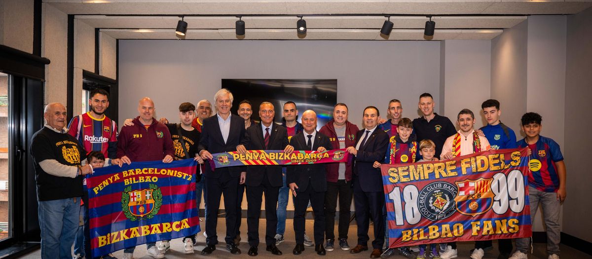 Trobada amb la PB Bizkabarça a Bilbao