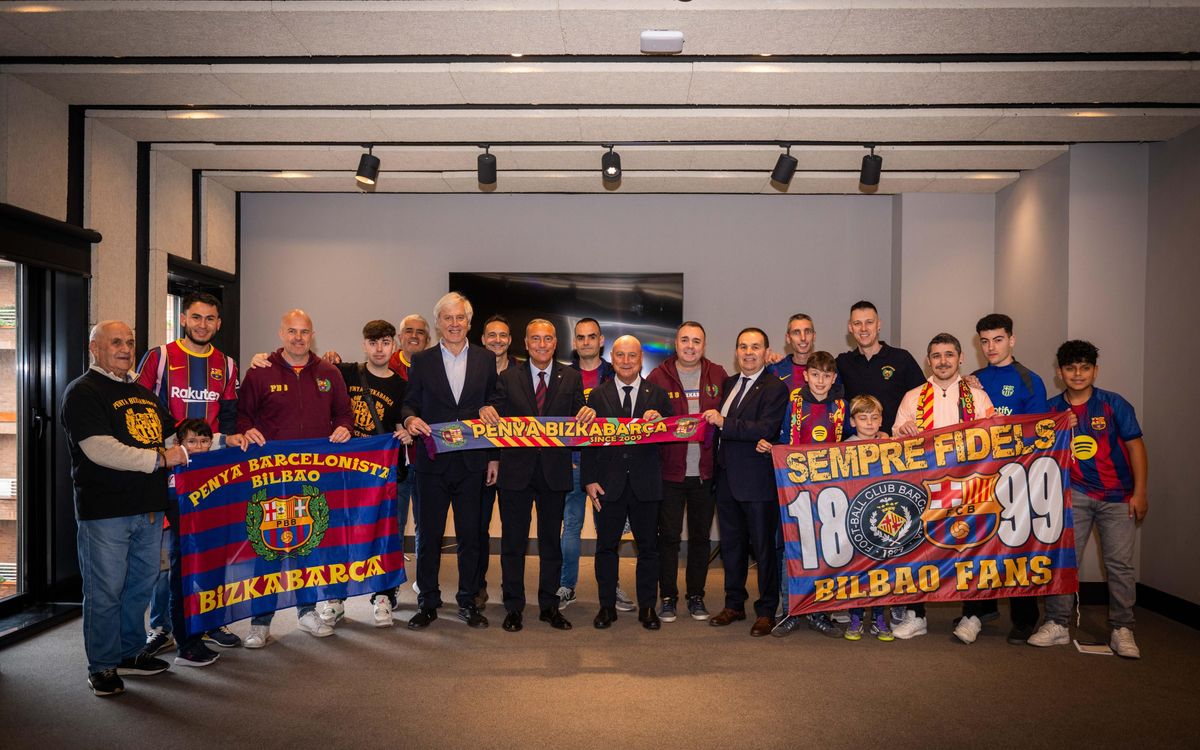 Trobada amb la PB Bizkabarça a Bilbao