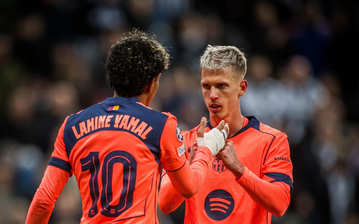 Newcastle United - FC Barcelona: Empat sobre la botzina (1-1)