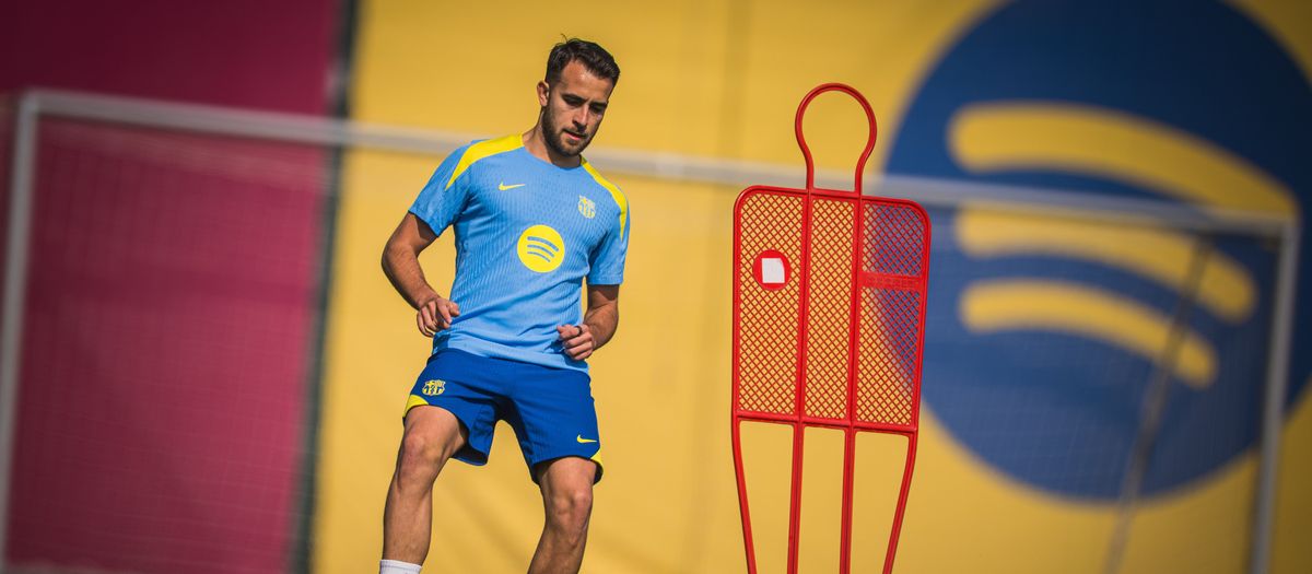 Lamine Yamal i Eric s'entrenen amb el grup