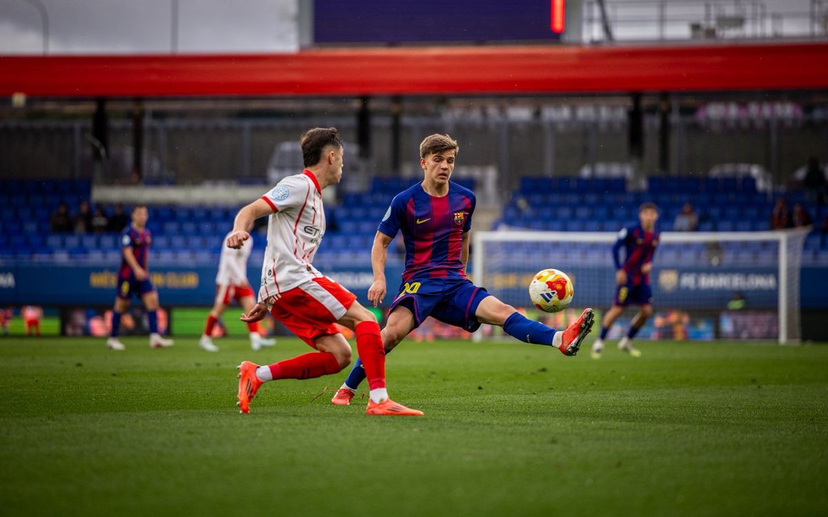 Barça Atlètic - Girona B: S'acaba la imbatibilitat al Johan (0-1)