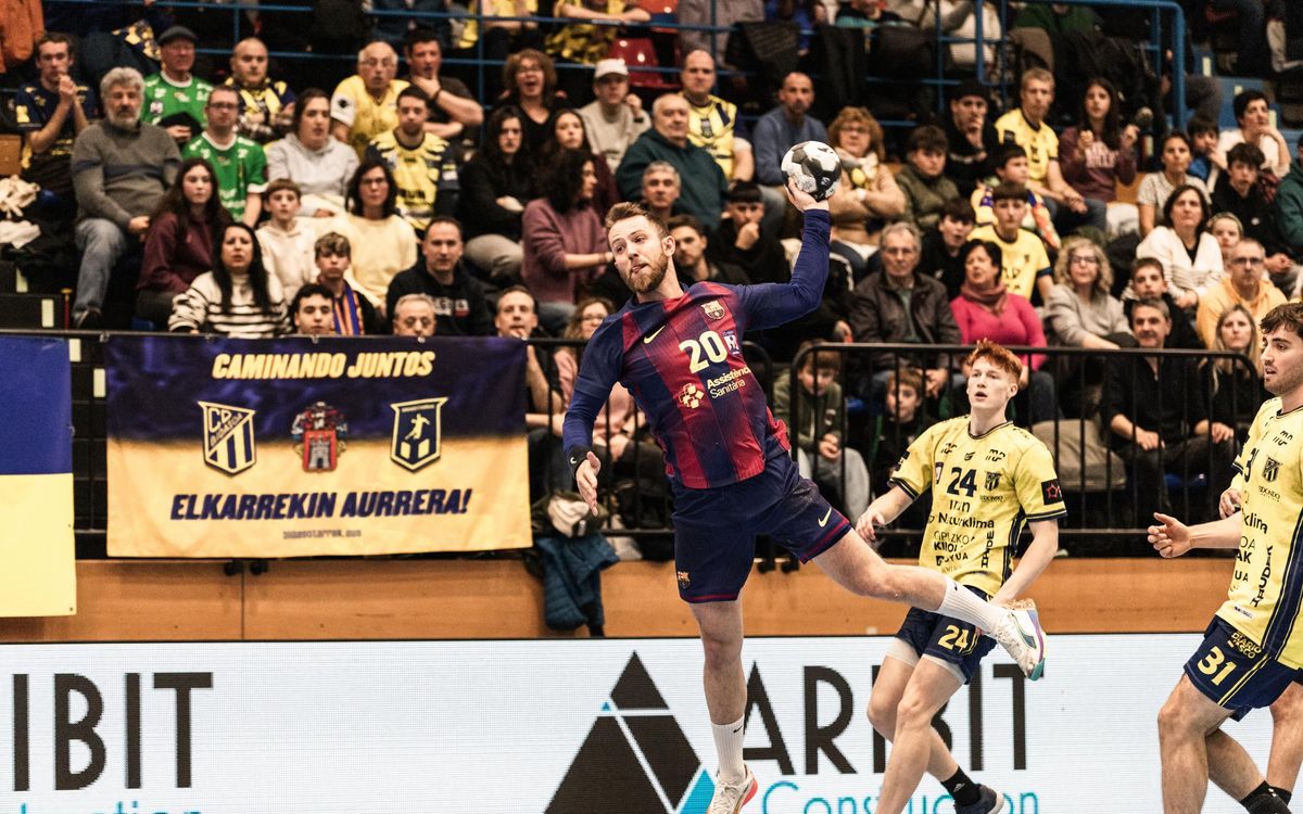 Bidasoa Irun 27-39 Barça: Unbeaten going into the break