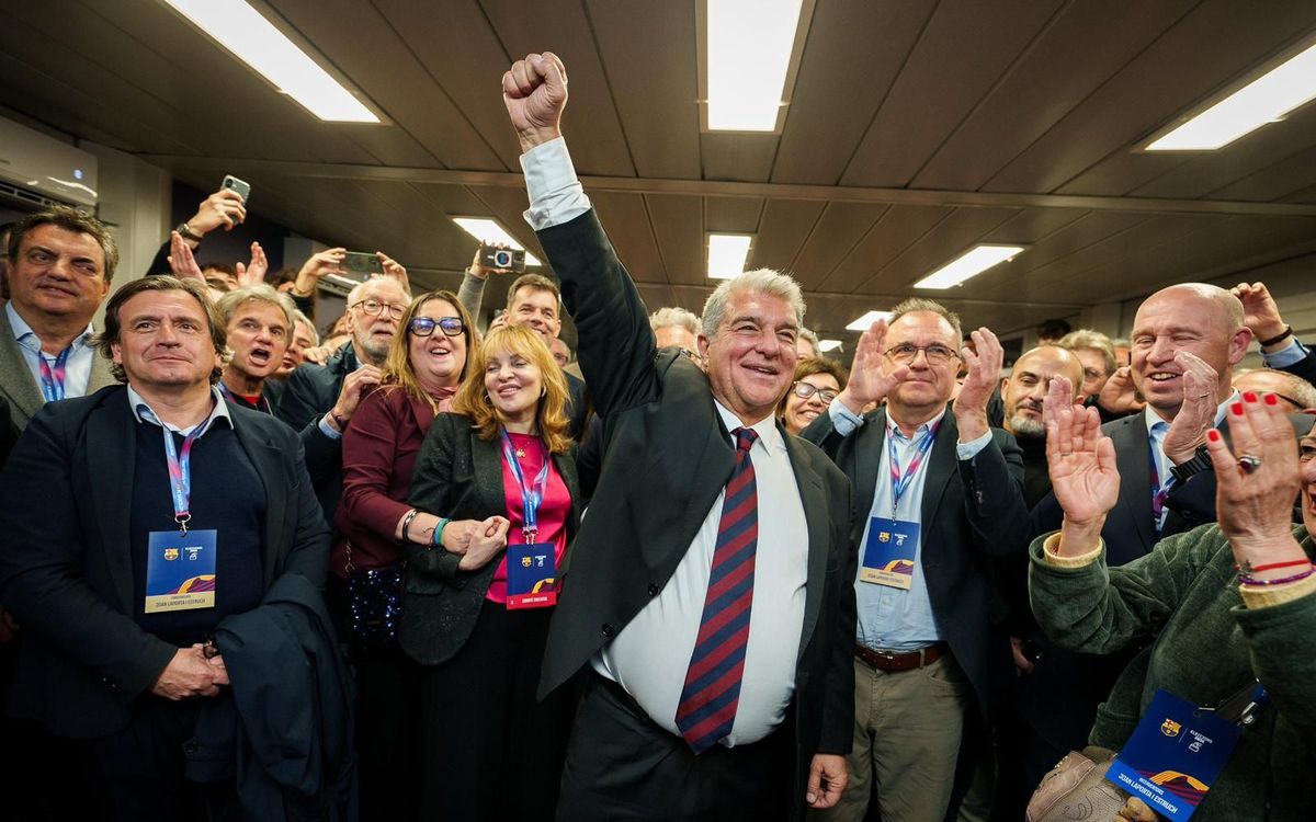 Joan Laporta, réélu Président du FC Barcelone
