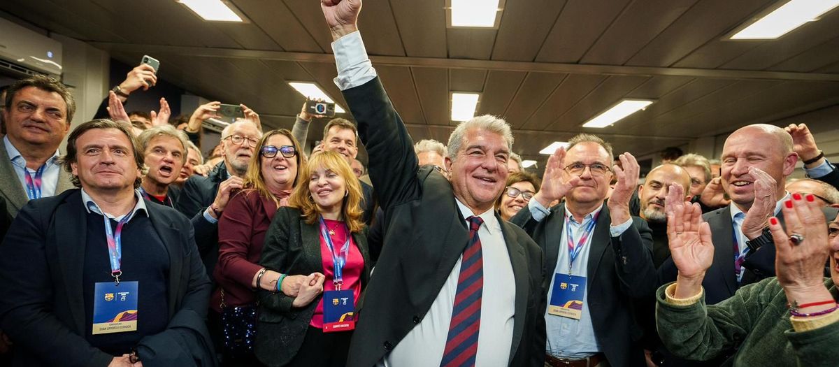 Joan Laporta re-elected as FC Barcelona President