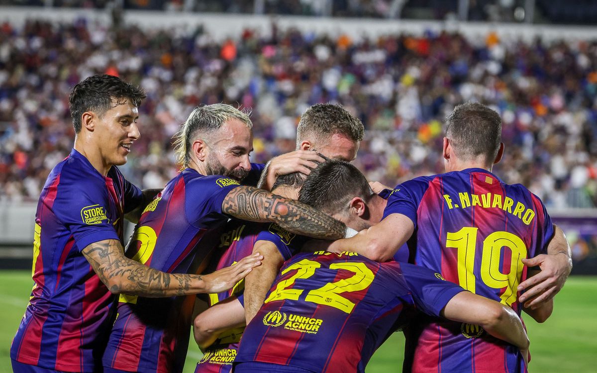 Barça Legends – Real Madrid Madrid Leyendas: Empate a Santo Domingo (2-2)