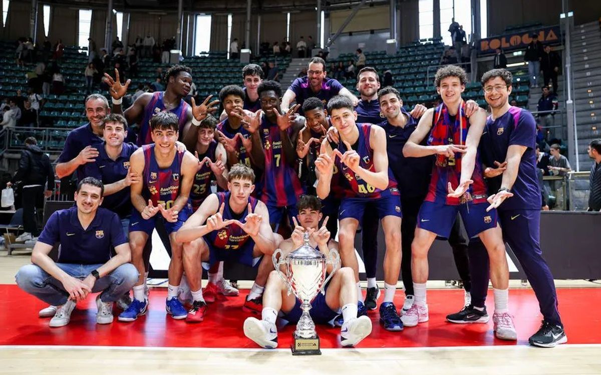 El Barça Junior es classifica per a la fase final de la NextGen EuroLeague d’Atenes