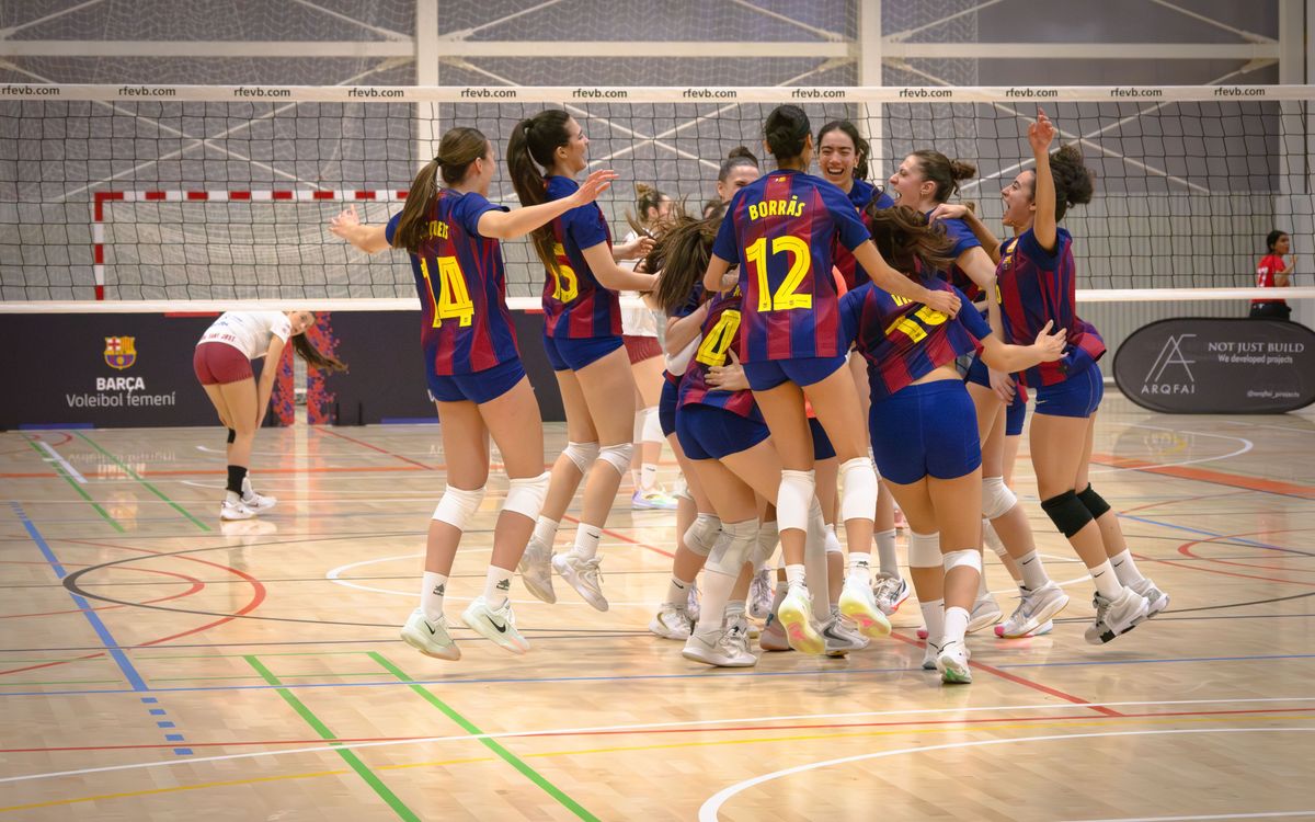 El CVB Barça s’imposa amb autoritat i depèn de si mateix per a la Fase Final