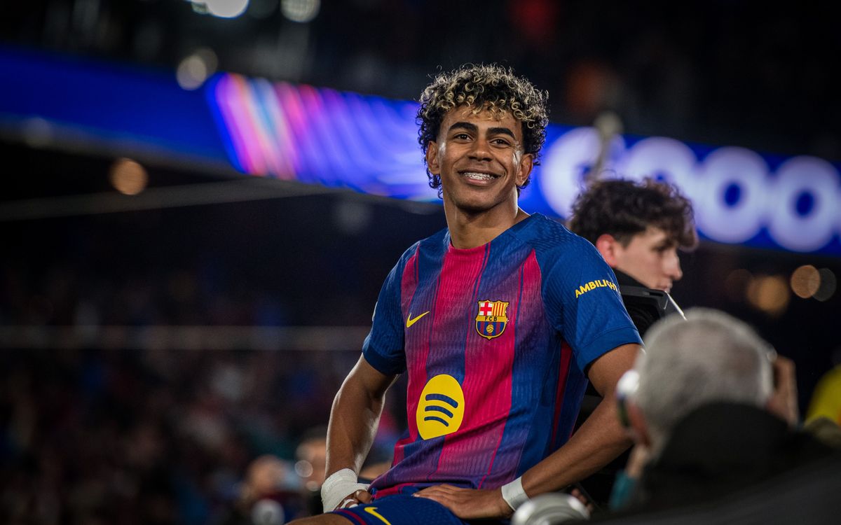 Lamine Yamal, màxim golejador de la Champions amb menys de 19 anys