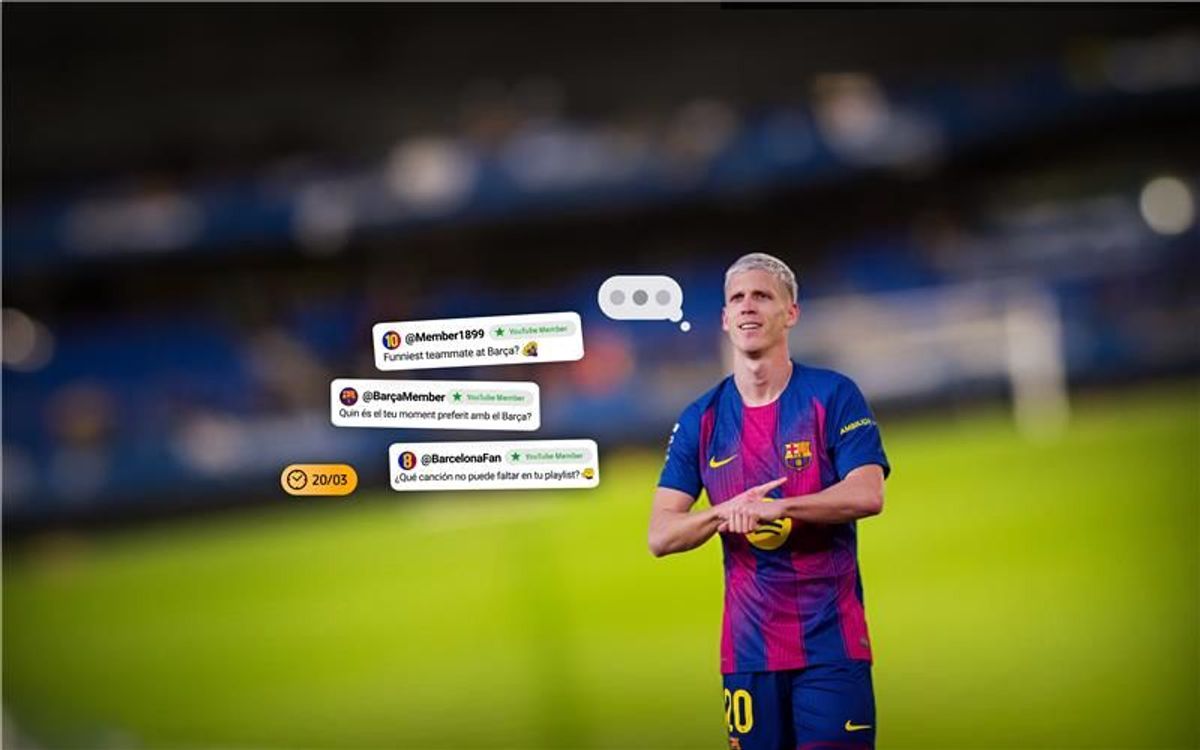 Aquest divendres, Dani Olmo respon en directe al canal de YouTube del FC Barcelona