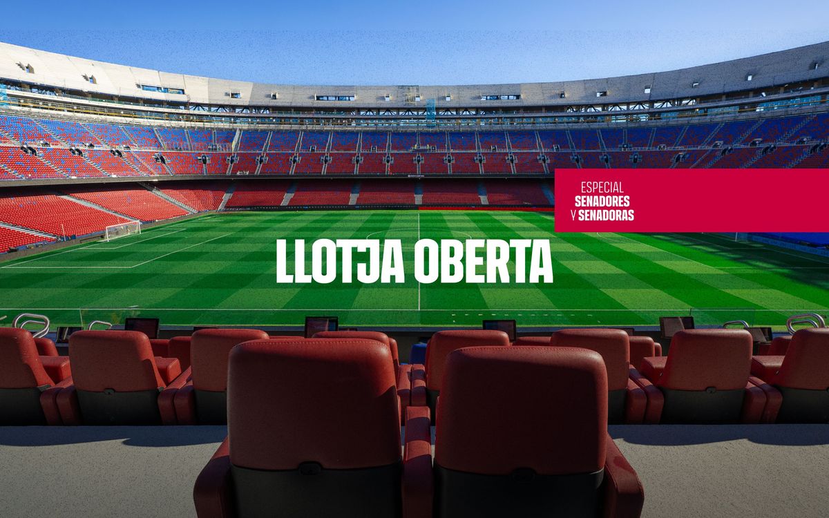 Sorteig per als socis i sòcies senadors de la Llotja Oberta a l’Spotify Camp Nou
