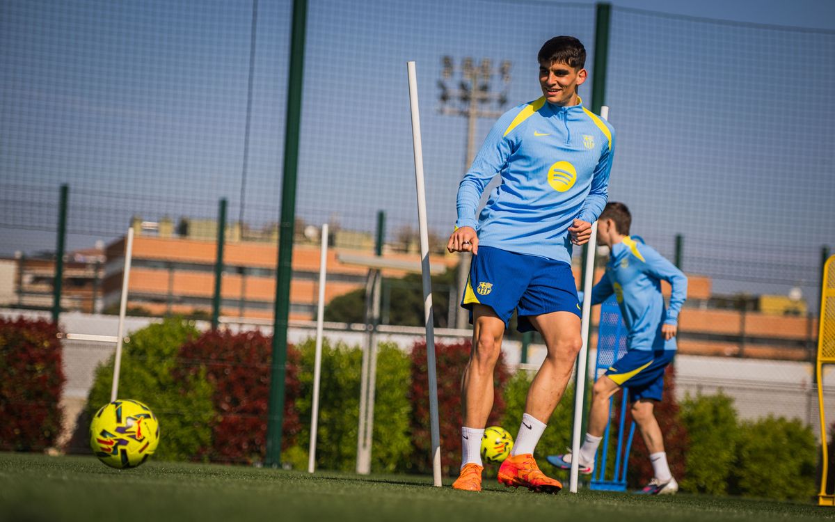 Último entrenamiento de la semana
