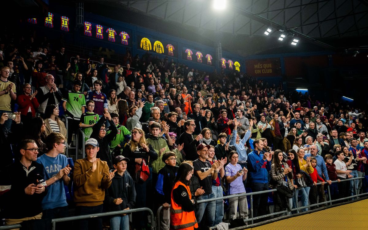 Els partits del mes d’abril al Palau Blaugrana